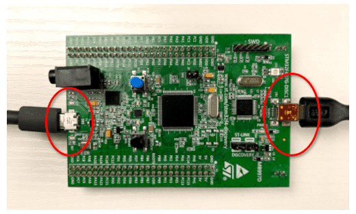 stm32f407 from top