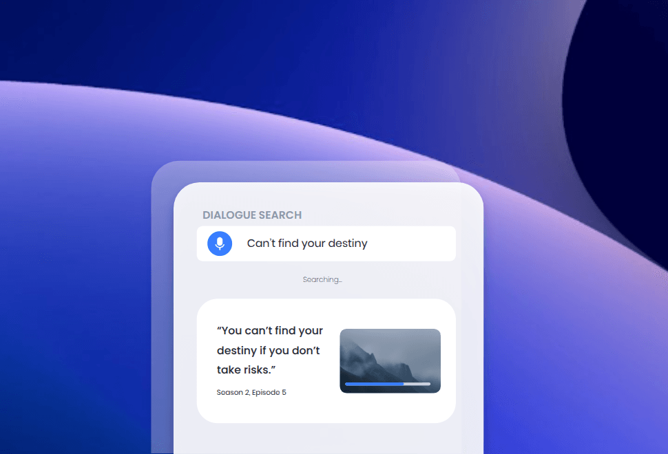 Dialogue Search