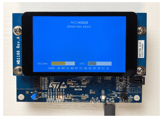 Picovoice firmware on stm32f769