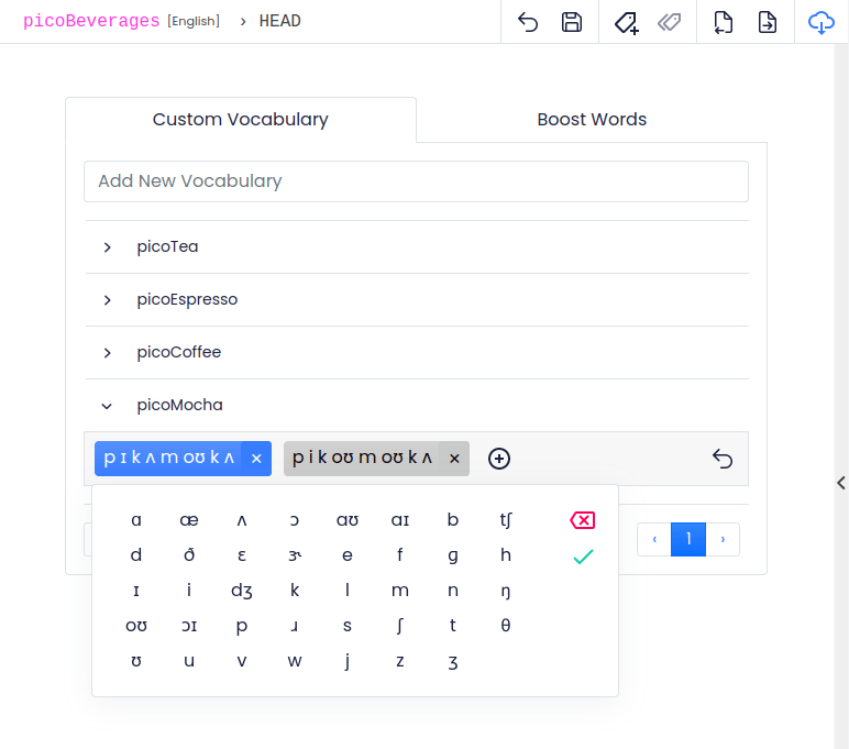 Picovoice Console Speech-to-Text UI