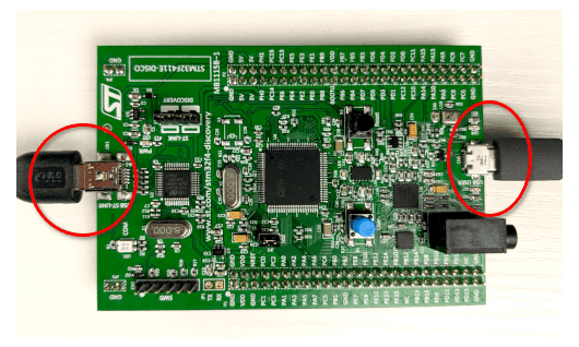 stm32f411 from top