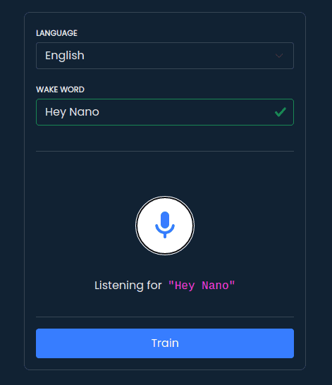 Train wake word using Picovoice Console - Phase A