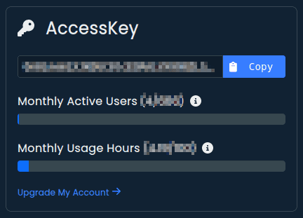 Copy AccessKey